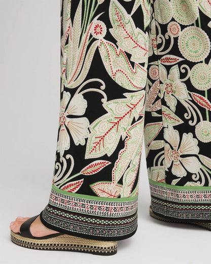 TravelersTM Island-Motif Palazzo Pants