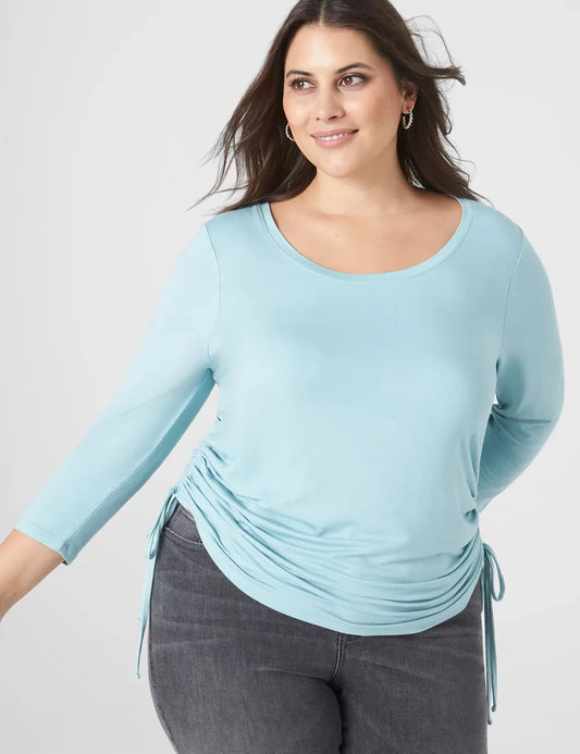 Classic Side-Ruched Tee