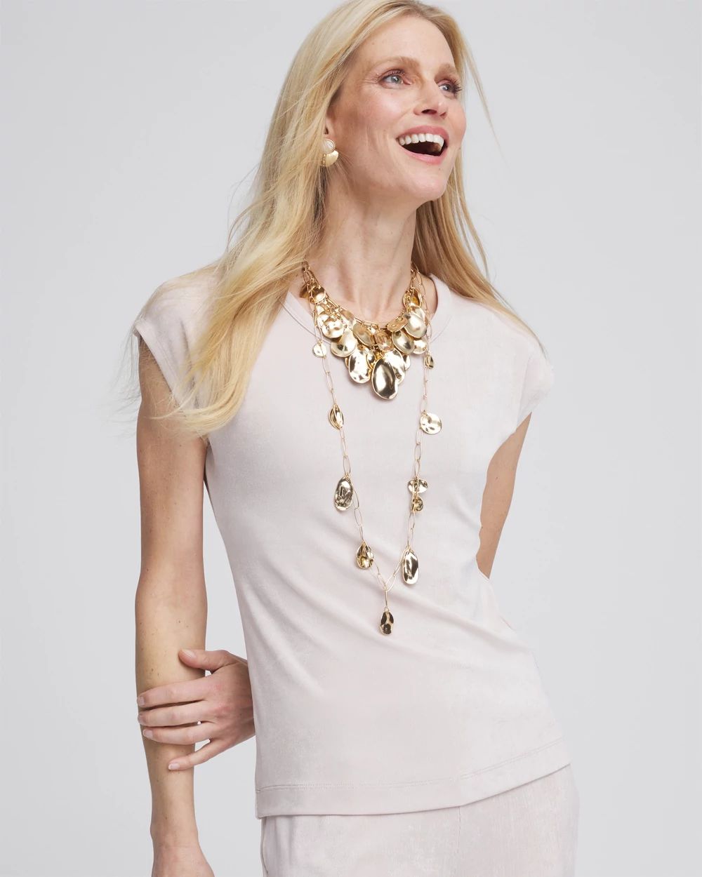 TravelersTM Cap-Sleeve Top