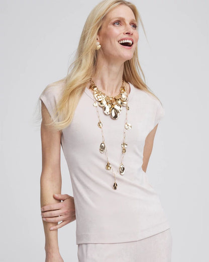 TravelersTM Cap-Sleeve Top