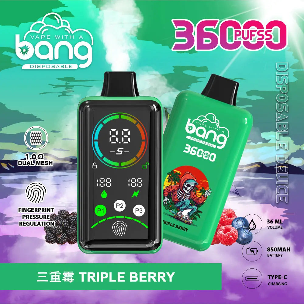 Bang 36000 Power Advanced Fingerprint Power Regulation 36K Puffs Disposable Vape