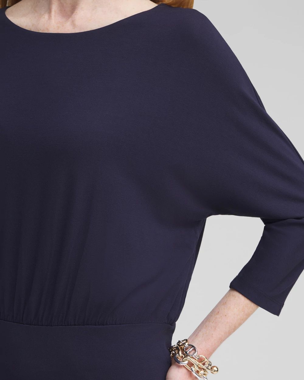 Touch of CoolTM Banded Hem Top