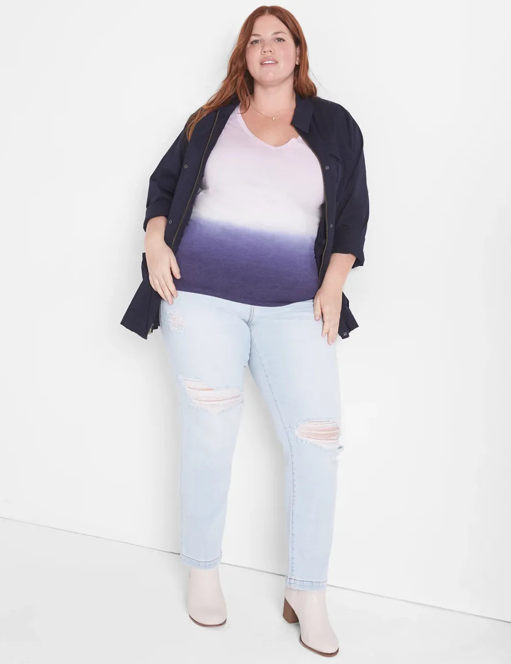Modern Jersey Side-Ruched Tee