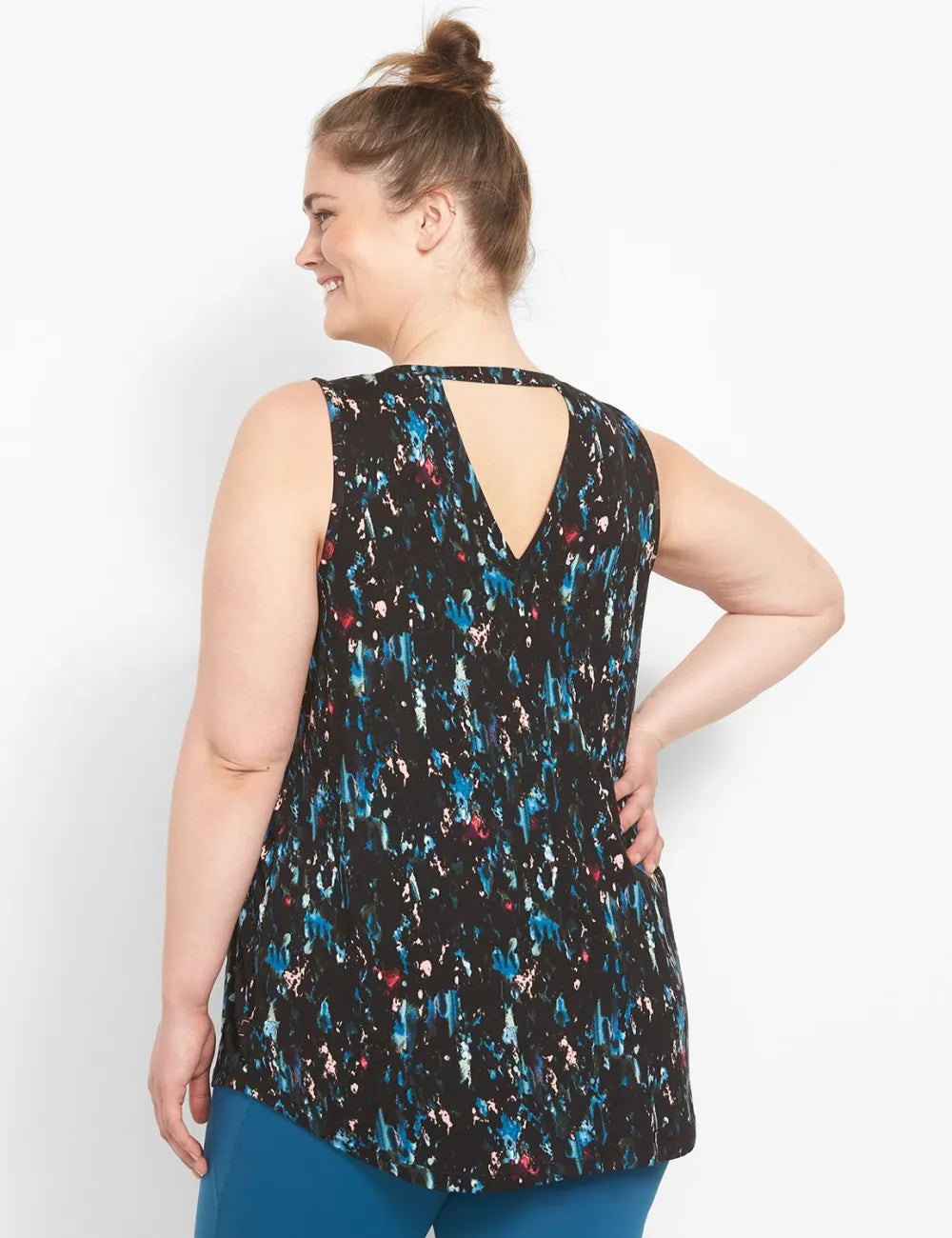LIVI High-Neck V-Back Tank