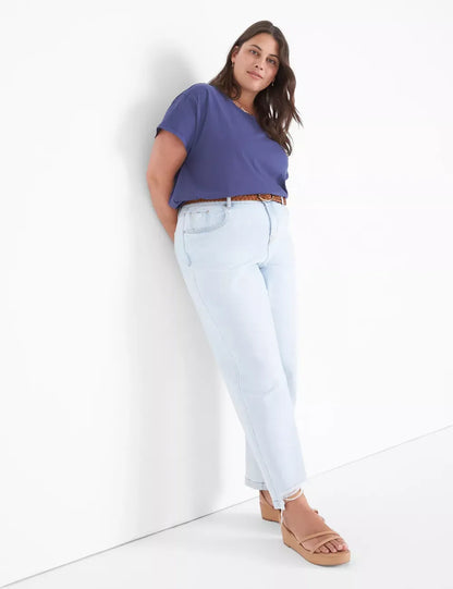 Swing Crew-Neck High-Low Tee