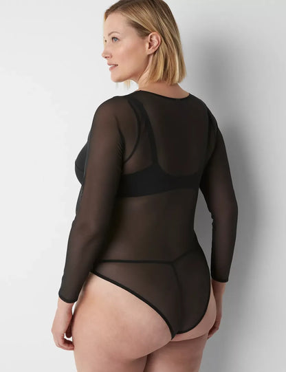 Sheer Mesh Bodysuit