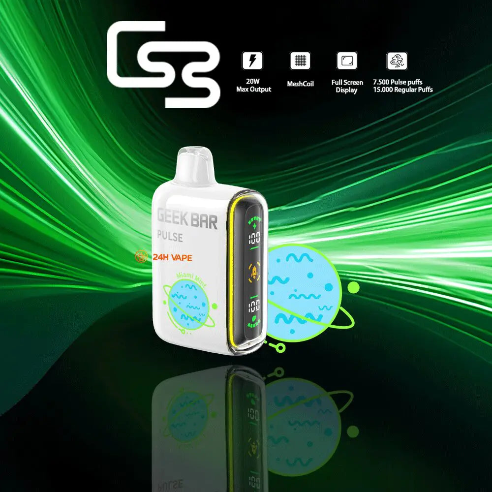GEEK BAR PULSE 15000 Puffs Dual Mesh Disposable Vape Electronic Cigarette Pod
