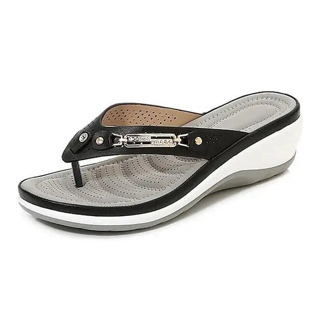 Women's Slippers Rhinestone Flip-Flops