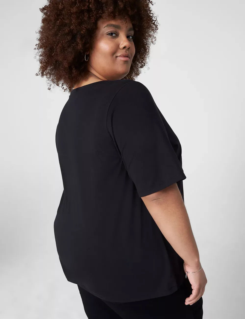 Modern Perfect Sleeve V-Neck Tee