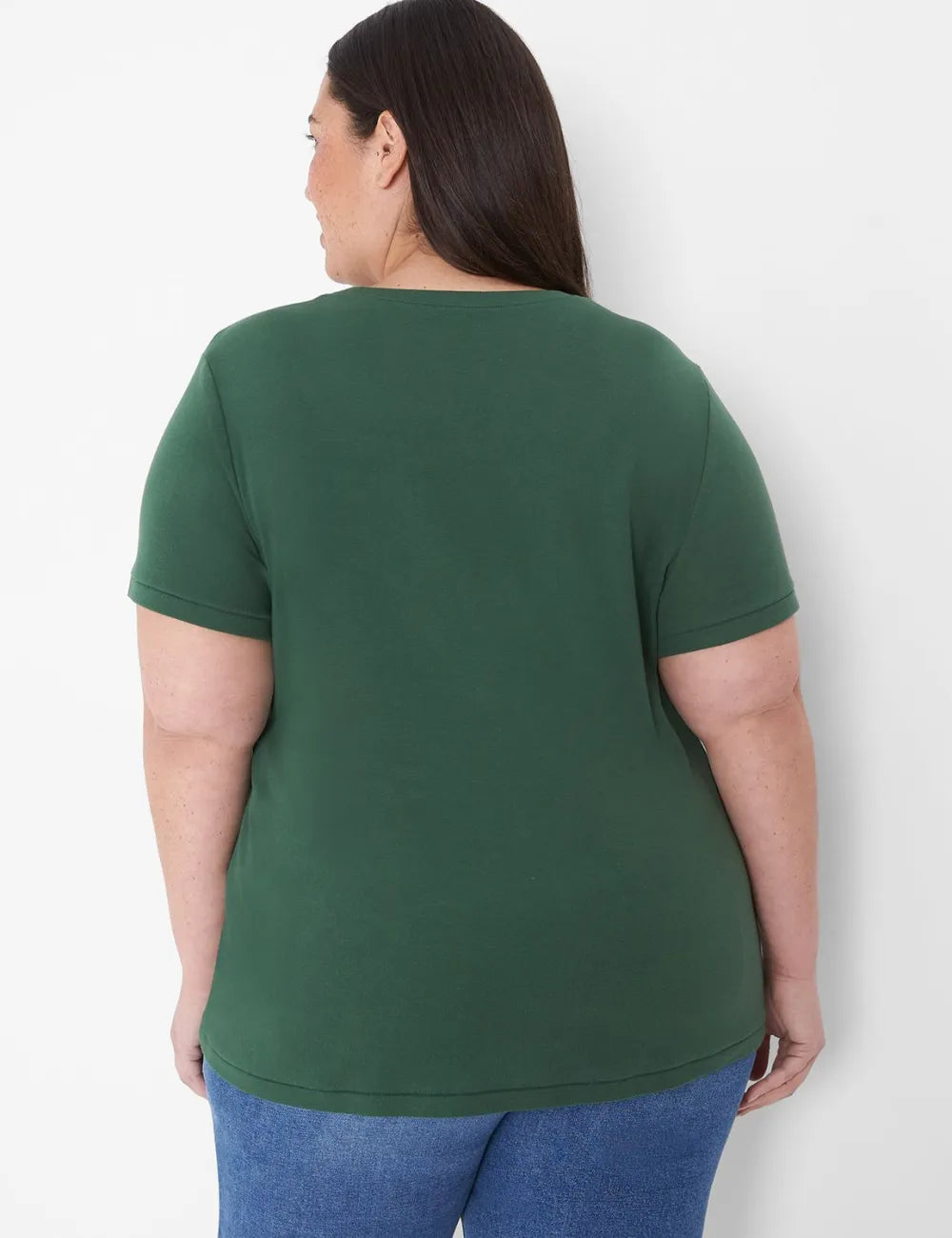 Crew-Neck Ribbed Layering Tee