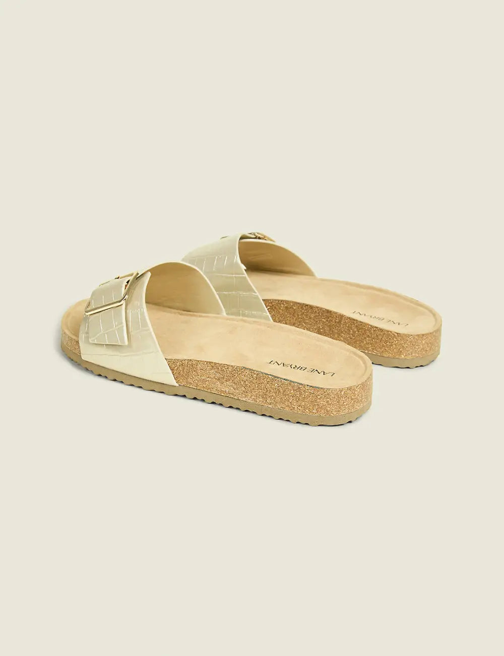 Dream Cloud Buckle-Detail Slip-On Sandal