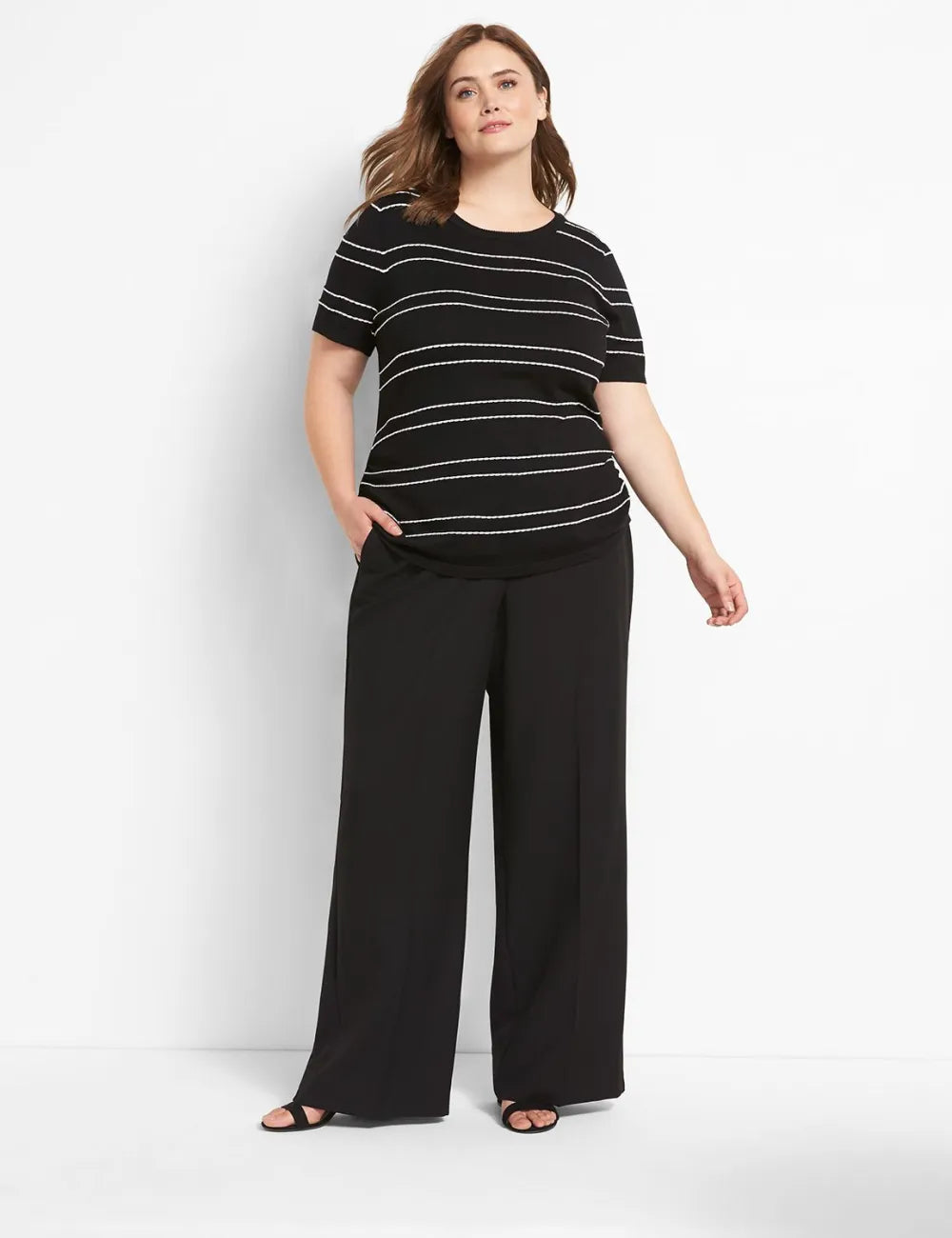 High-Rise Perfect Drape Wide Leg Pant