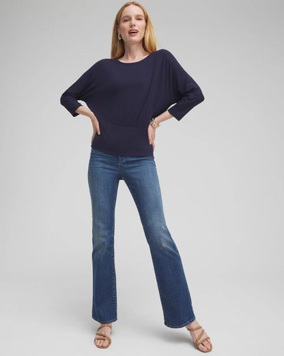 Touch of CoolTM Banded Hem Top