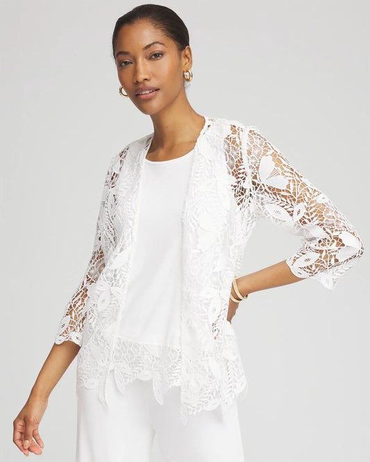 TravelersTM Collection Lace Jacket