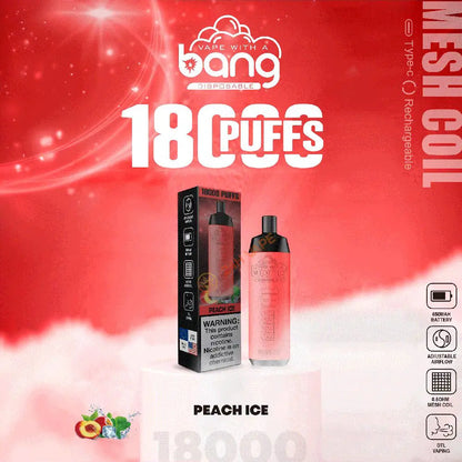 Bang Crown Bar 18000 Puffs 0% 2% 3% 5% Nicotine Leather Disposable Vape Pen