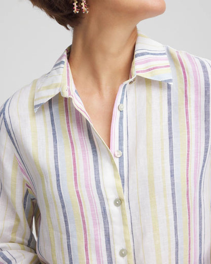No IronTM Multi Stripe Linen Shirt