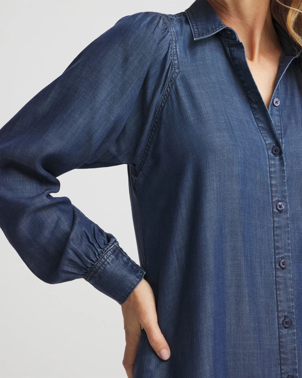 Dolman Sleeve Shirt Dress