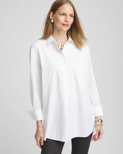 No IronTM Knit Mix Tunic