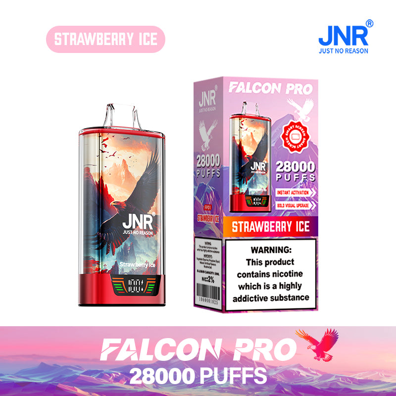 JNR Falcon Pro 28000 28K Puffs Original Model LED Display Disposable Vape