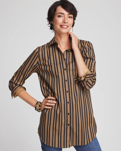 No IronTM Stripe Tunic