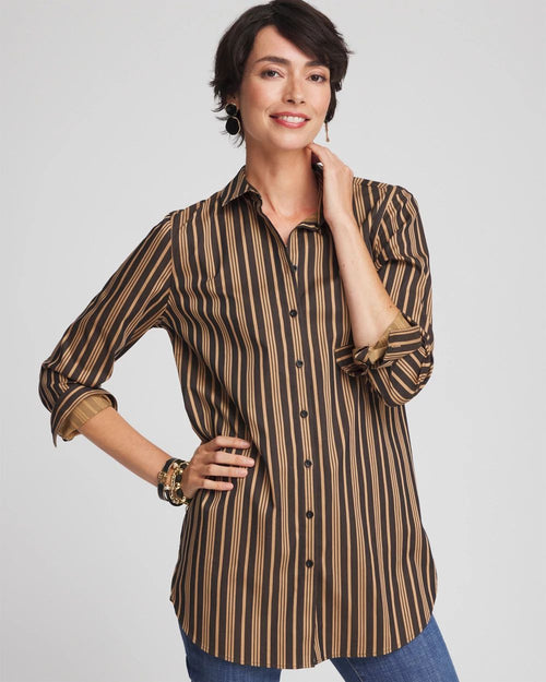 No IronTM Stripe Tunic