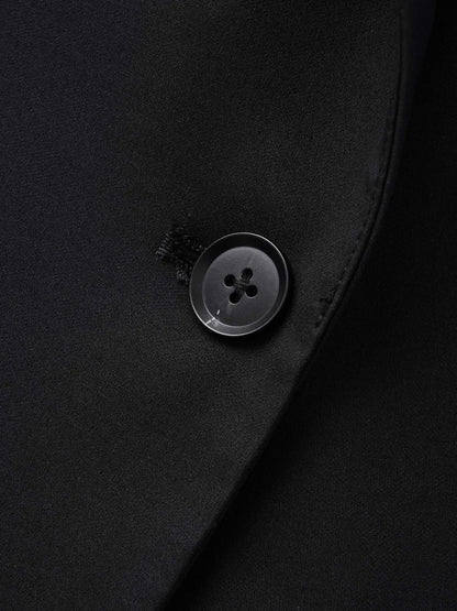 Stretch Woven Pocket Slim-Fit Blazer