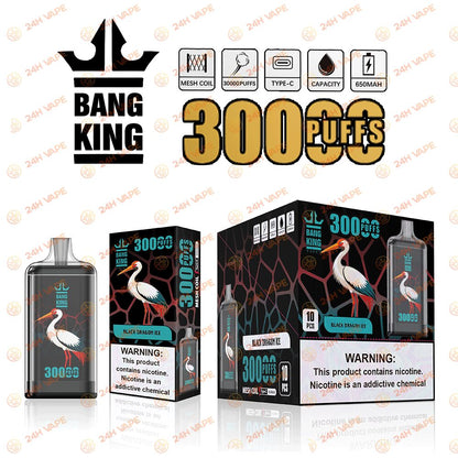 Bang King Crystal 30000 30K Puffs 2% 3% 5% Nicotine Hottest Disposable Vape