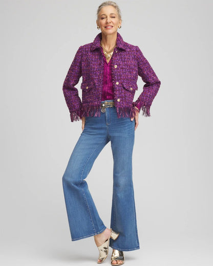 Fringe Tweed Jacket