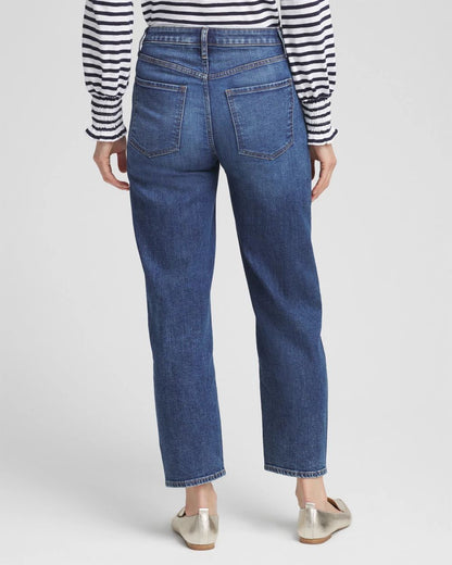 Tapered Cropped Jeans