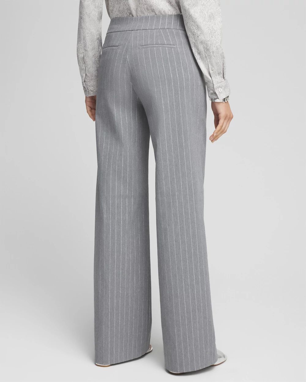 Brigitte Pinstripe Wide Leg Pants