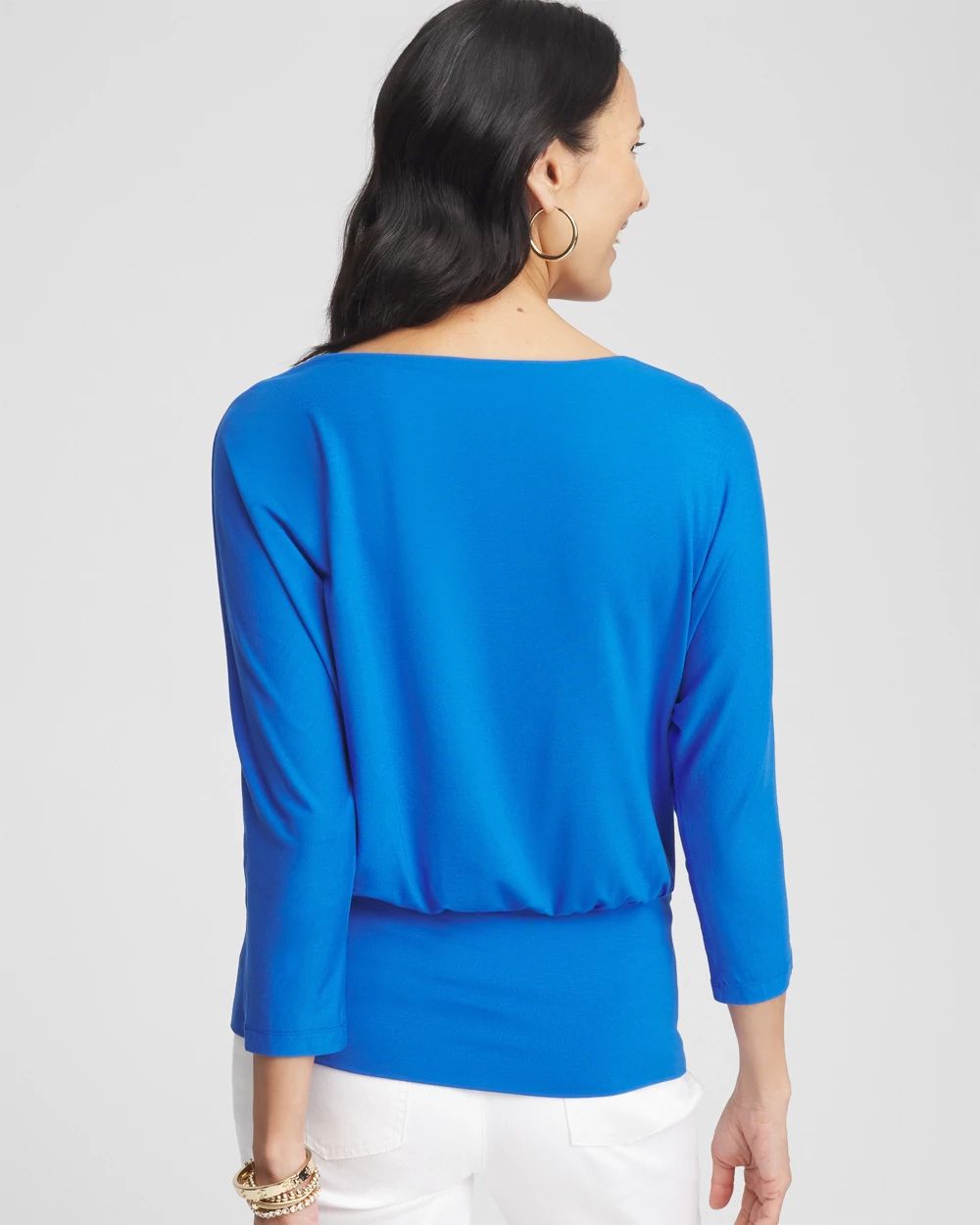 Touch of CoolTM Banded-Hem Top