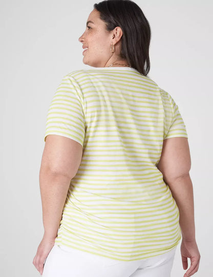 Modern Jersey Side-Ruched Tee