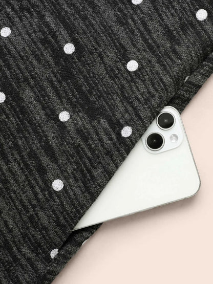 Heather Polka Dot Pocket T-Shirt
