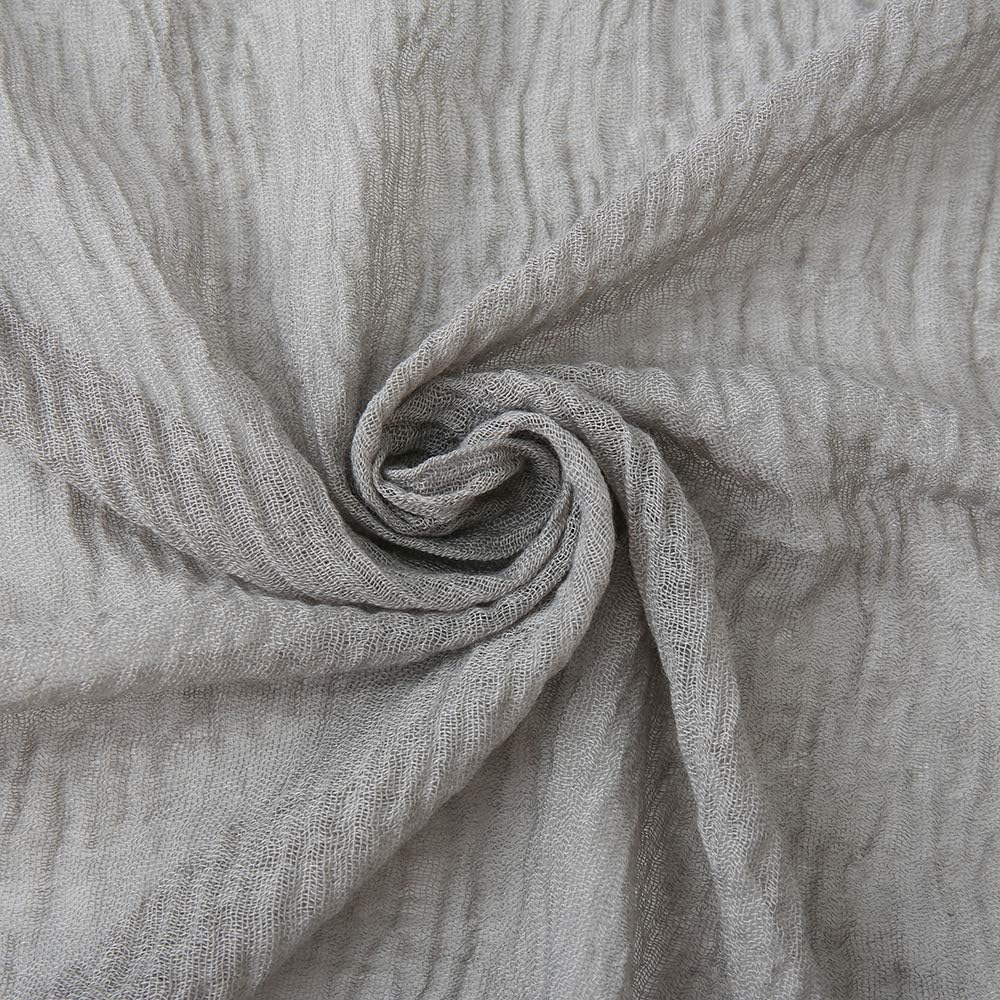 Soft Cotton Hemp Scarf Wrap Long Hijab Scarves for Women