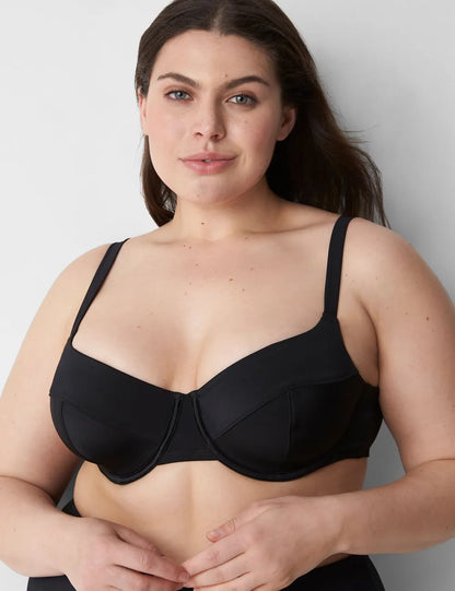 Underwire Balconette Swim Bikini Top
