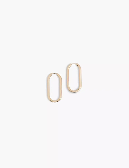 Demi-Fine J-Hoop Earrings