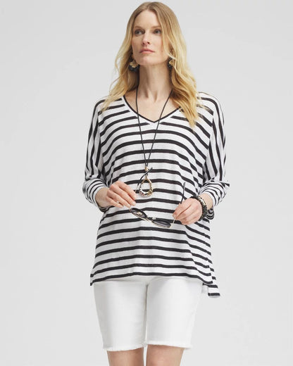Linen Drop Shoulder Tunic