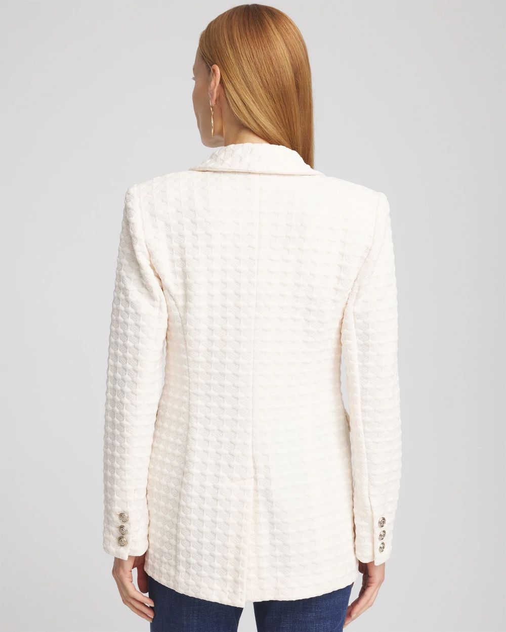 Textured Ponte Blazer