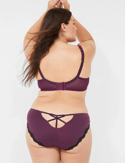 Lace-Trim Bikini Panty