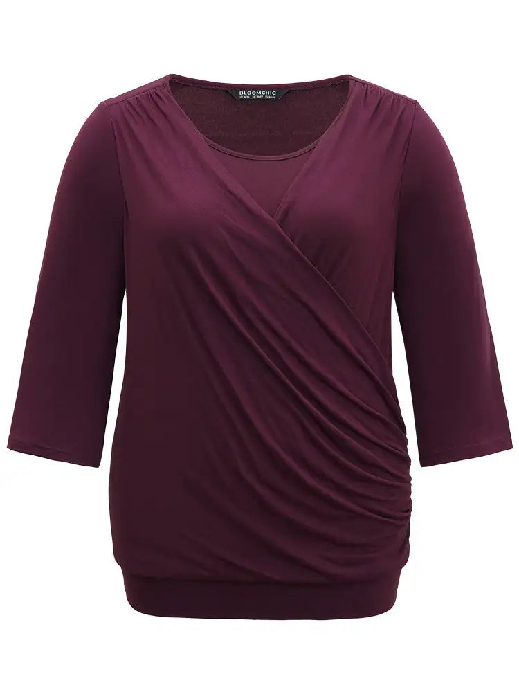 Supersoft Essentials Plain Crossover T-Shirt