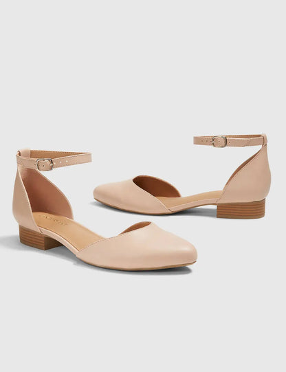 Dream Cloud Two-Piece Ankle Strap Flat