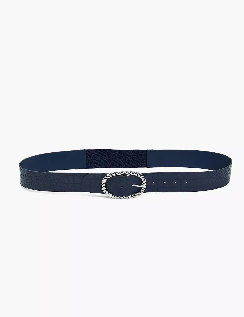 Metal Rope Faux-Leather Waist Belt