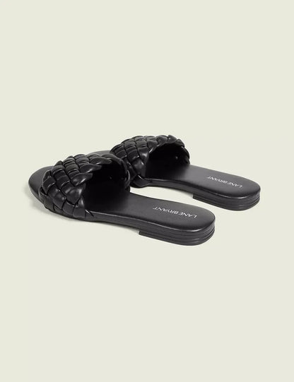Dream Cloud Braided Faux-Leather Slide