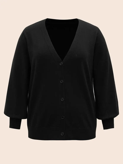 Supersoft Essentials Solid Button Detail Cardigan
