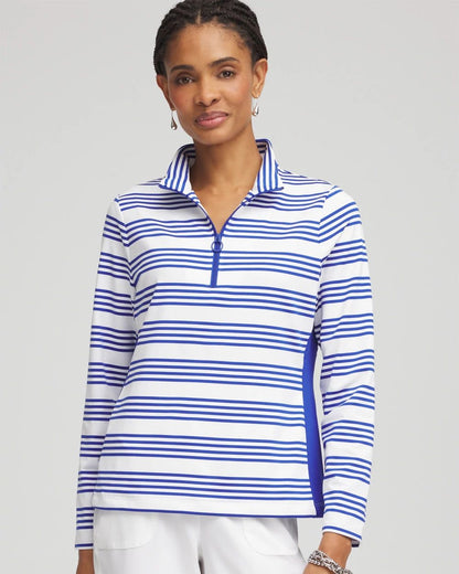 Zenergy® UPF Stripe Long Sleeve Top