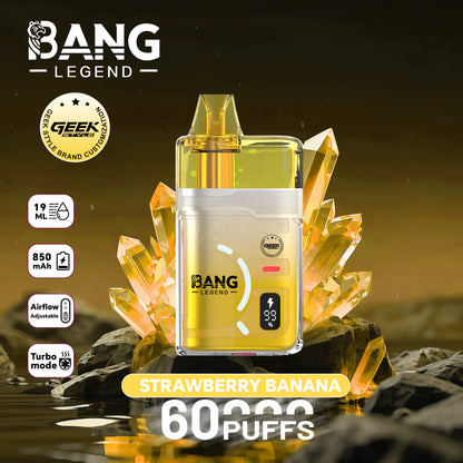 Bang Legend Geek 60000 60K Puffs Airflow Adjustable & Turbo Mode Disposable Vape
