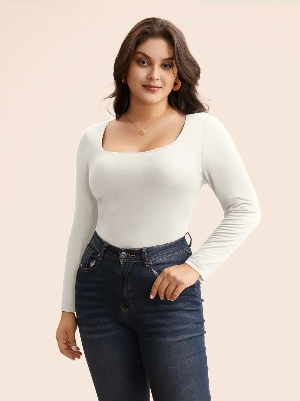 Supersoft Essentials Solid U Neck T-Shirt