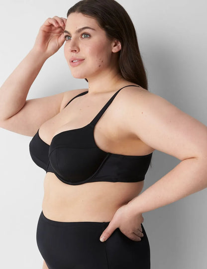 Underwire Balconette Swim Bikini Top