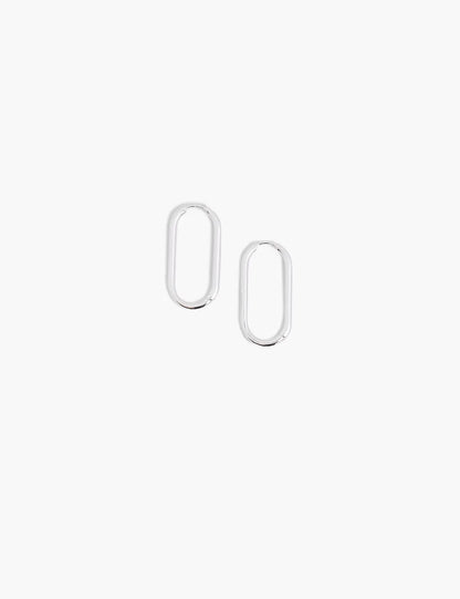 Demi-Fine J-Hoop Earrings