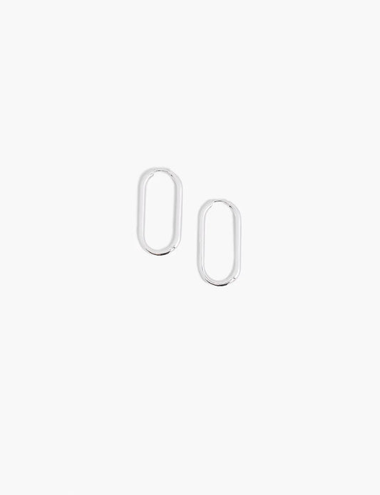 Demi-Fine J-Hoop Earrings